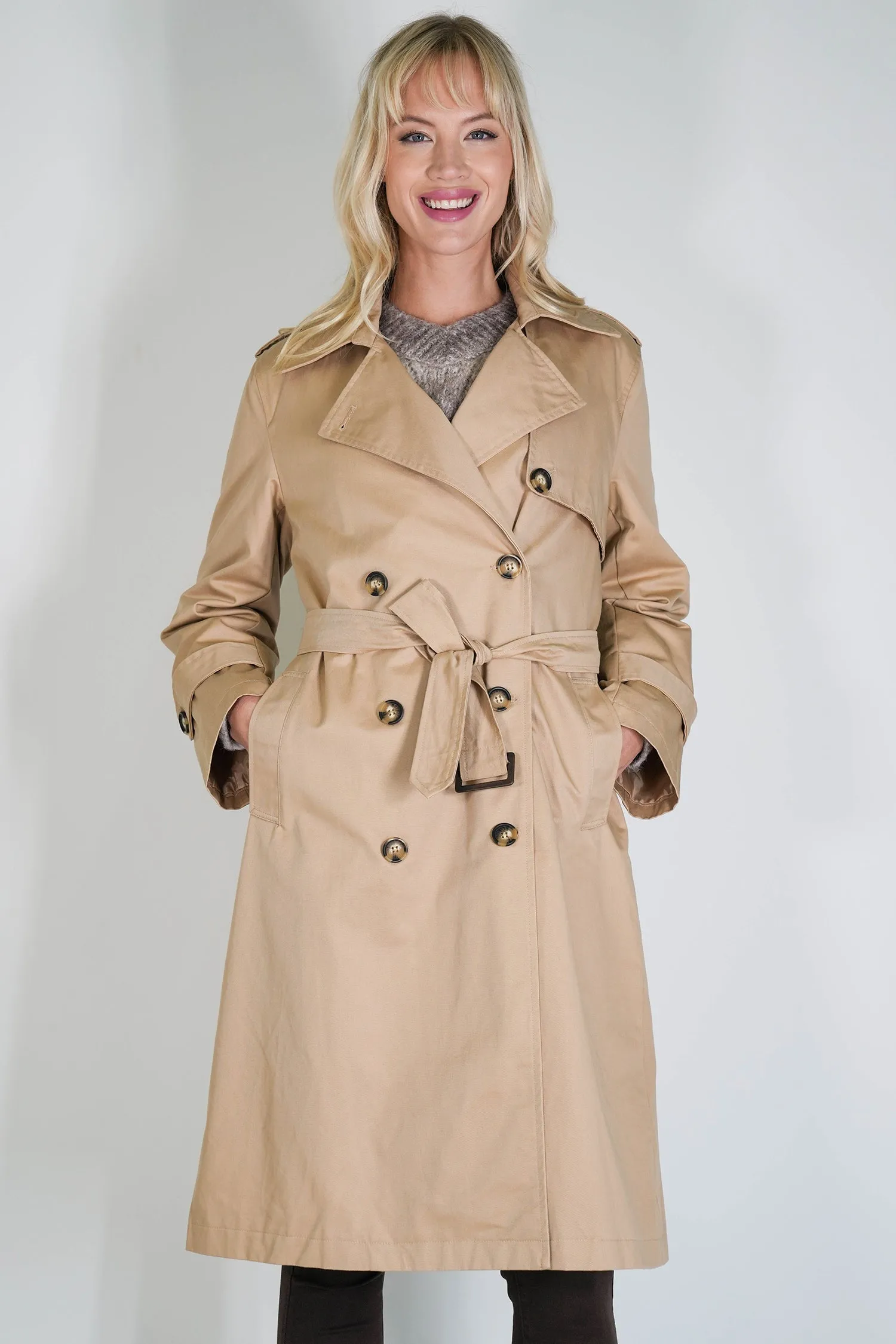 Beige Trench Coat