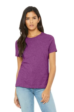 BELLA CANVAS Women's Relaxed CVC Tee BC6400CVC Heather Magenta
