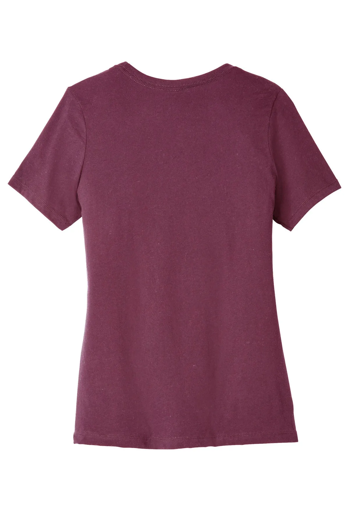BELLA CANVAS  Women's Relaxed Jersey Short Sleeve Tee. BC6400 Maroon