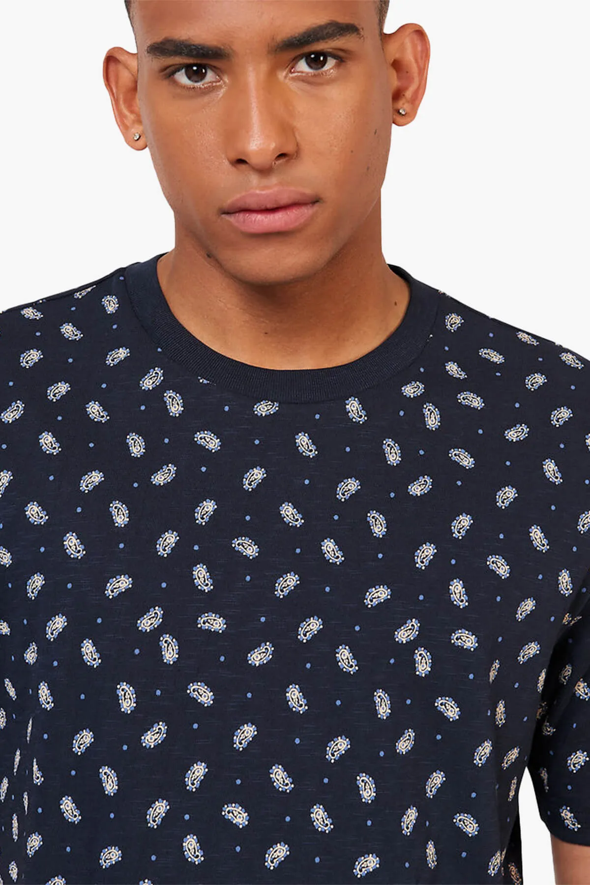 Ben Sherman | Micro Paisley Print Tee
