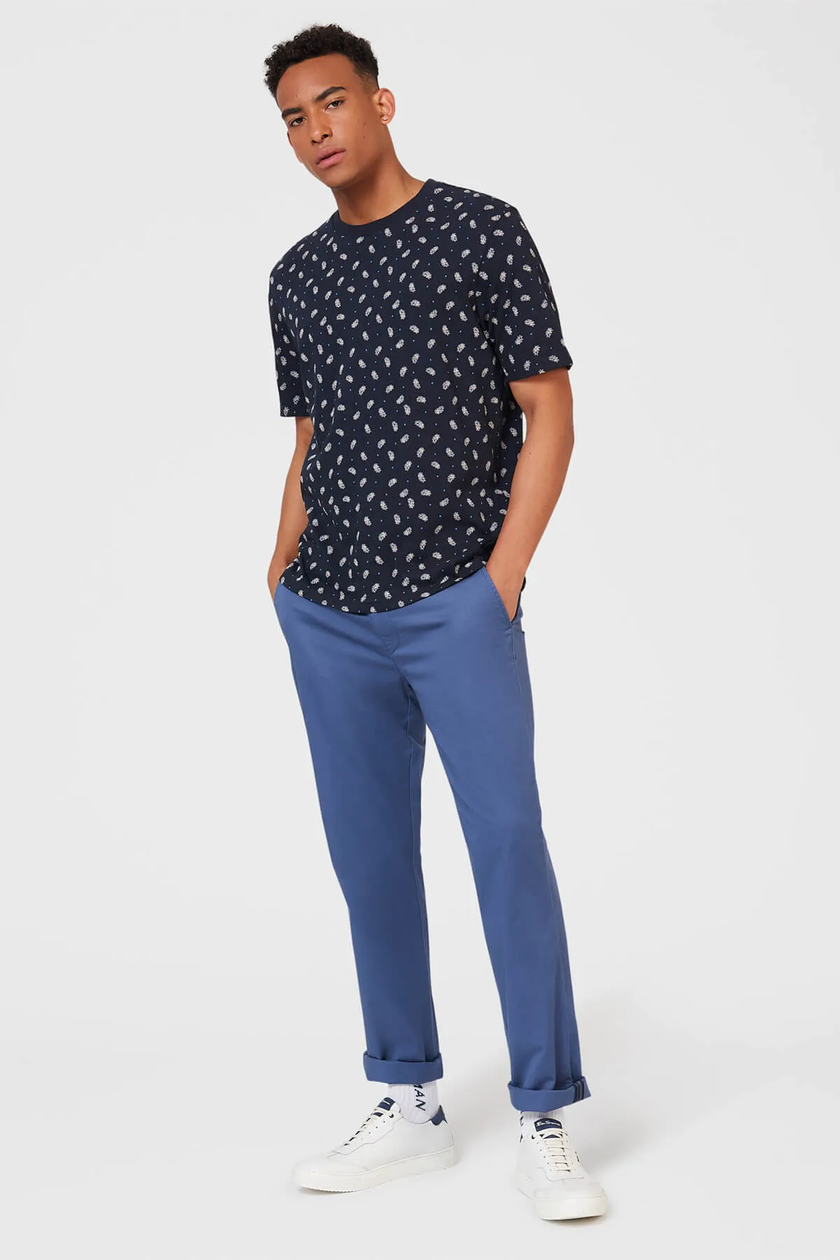 Ben Sherman | Micro Paisley Print Tee