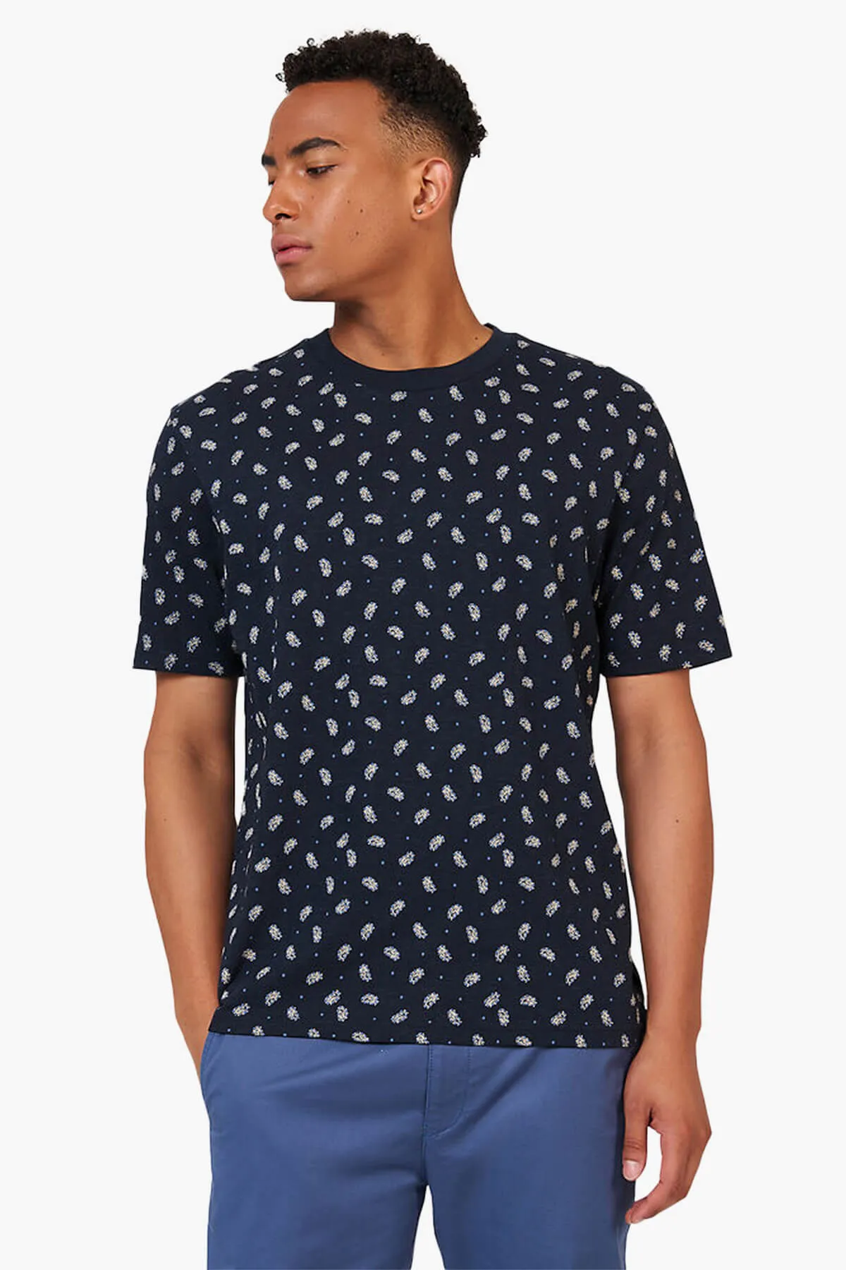 Ben Sherman | Micro Paisley Print Tee