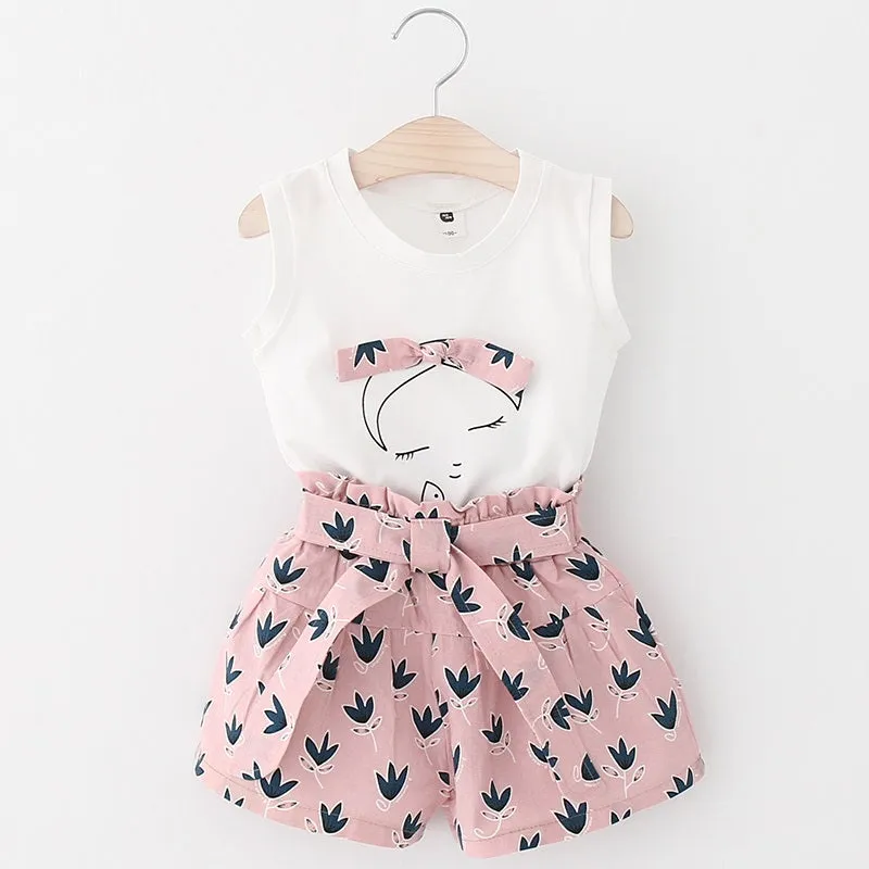 Betty Bow Shirt and Pants Set
