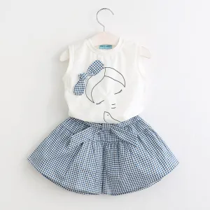 Betty Bow Shirt and Pants Set