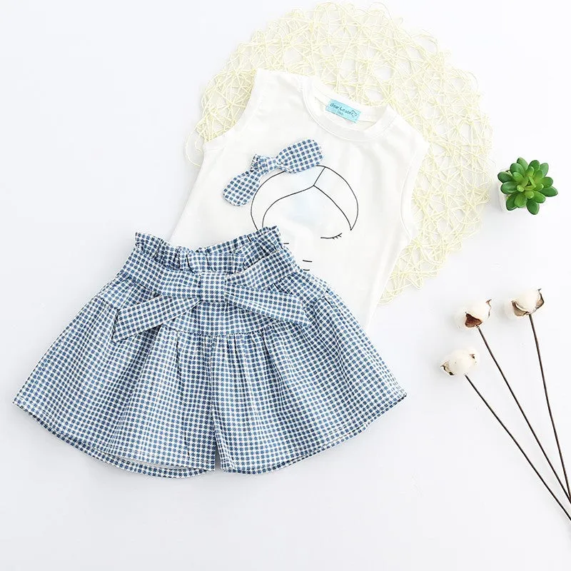 Betty Bow Shirt and Pants Set