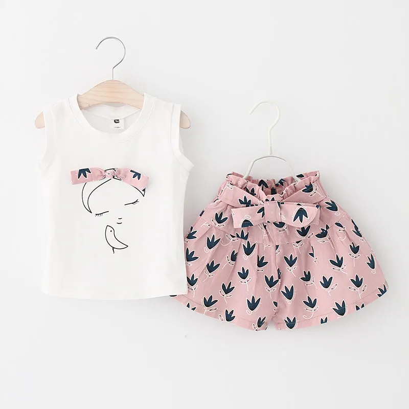 Betty Bow Shirt and Pants Set