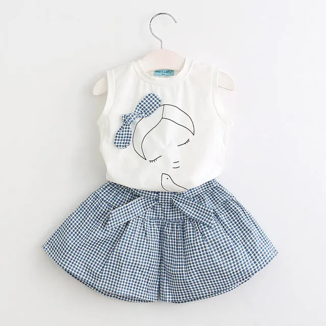 Betty Bow Shirt and Pants Set