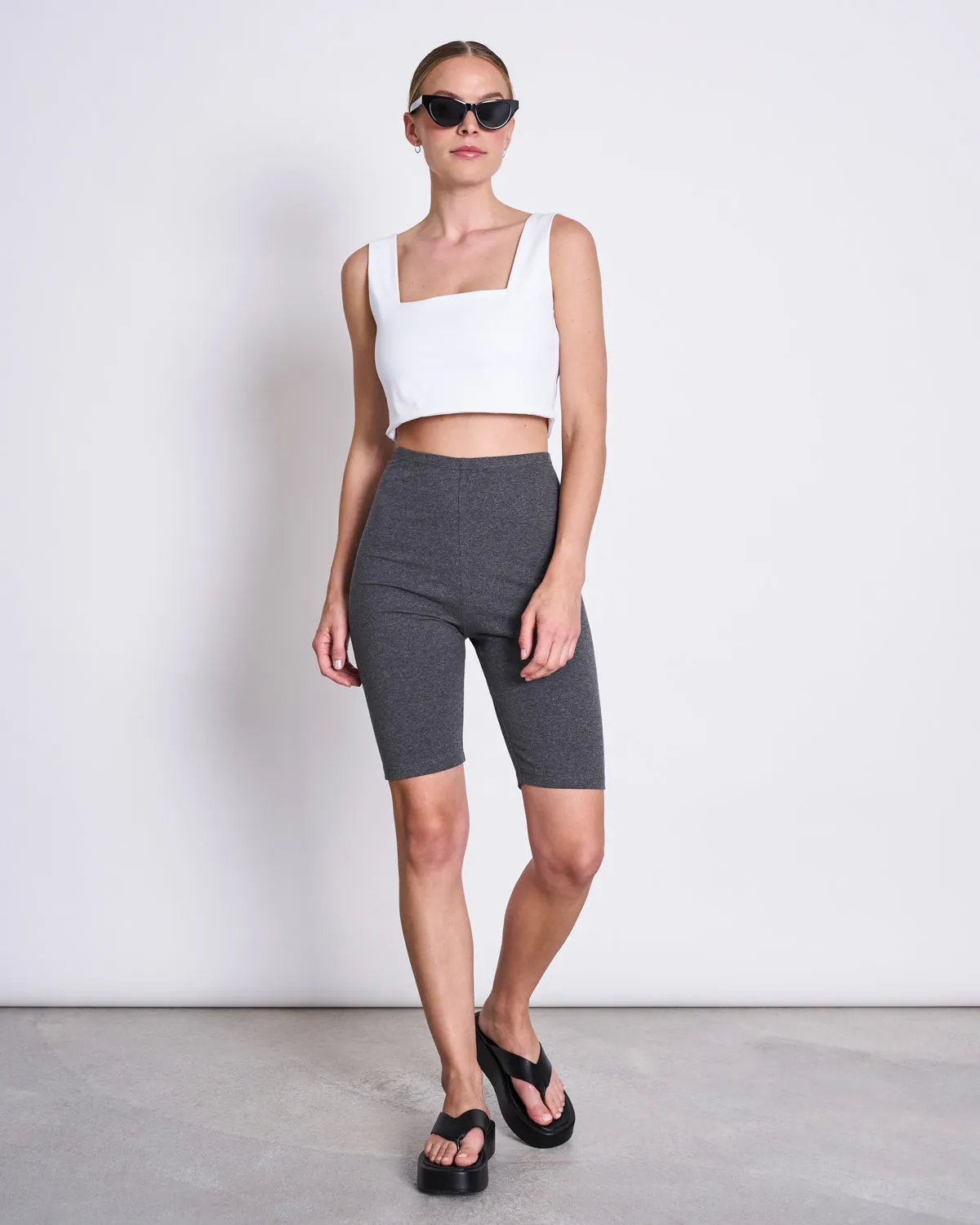 BIKER SHORTS DARK GREY