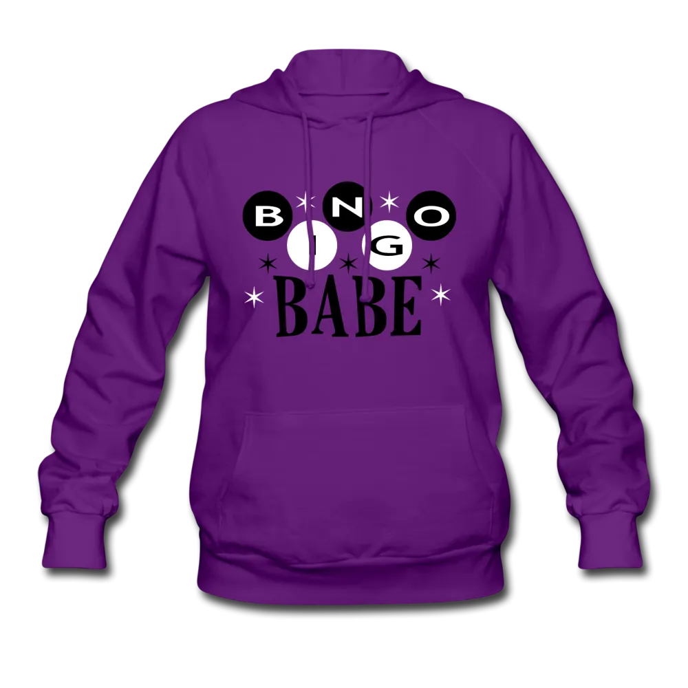 Bingo Babe Women's Hoodie In Purple