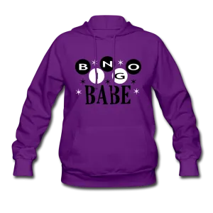 Bingo Babe Women's Hoodie In Purple