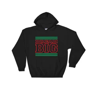 Black Green and Red Hooded Sweatshirt