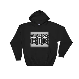 Black Grey and White Hooded Sweatshirt