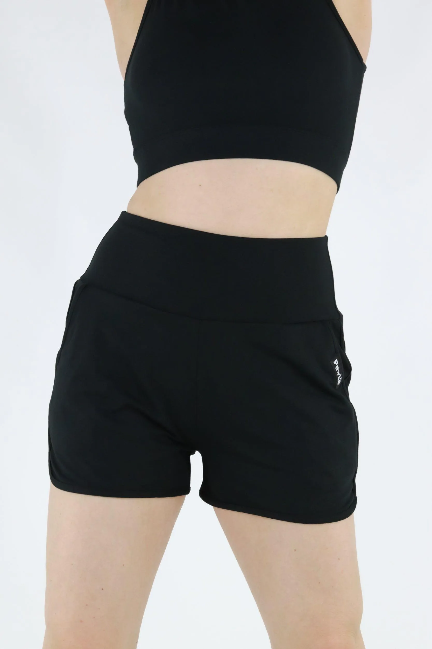 Black - Hybrid - Pocket Short Joggers 1.0