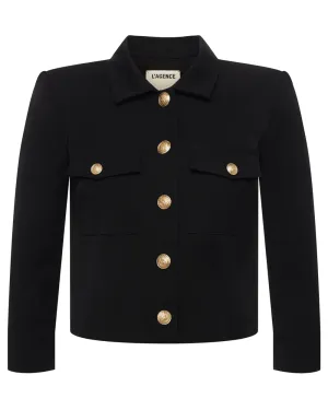 Black Kumi Cropped Jacket