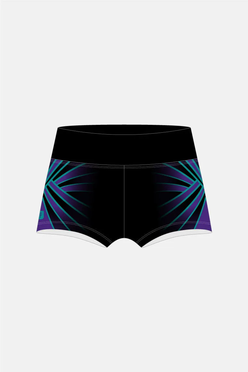 Black Metamorphis Waistband Shorts