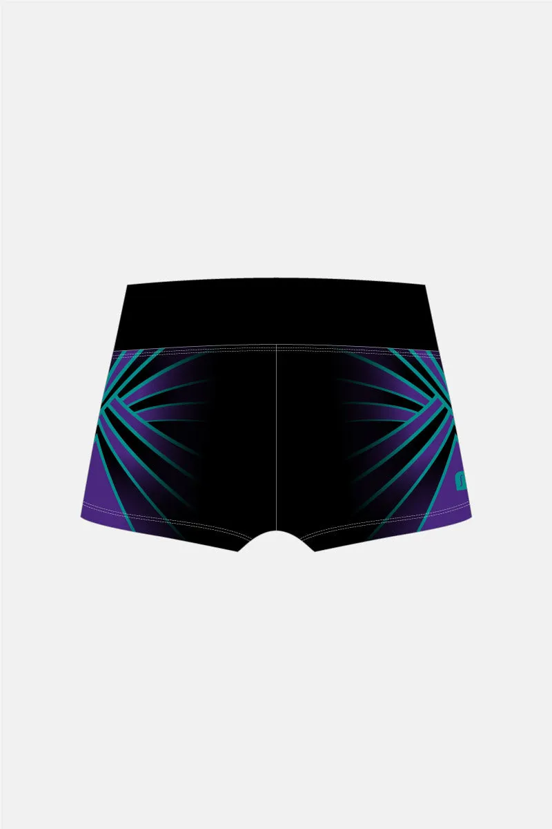 Black Metamorphis Waistband Shorts