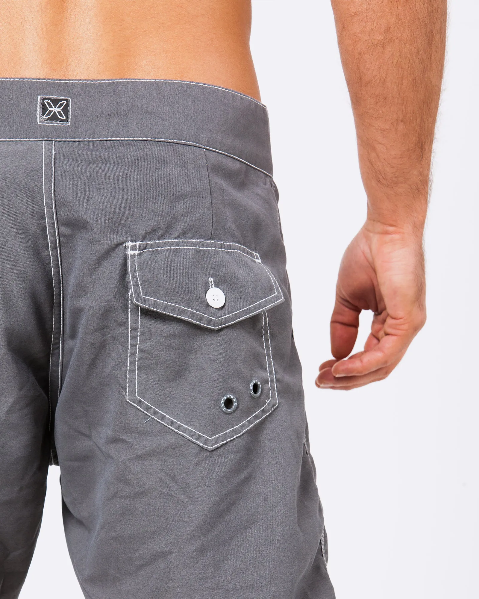Blank Canvas Dark Grey Boardies