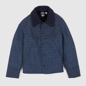 Blue Blue Japan Ladies Boa Lining Jacket With Embroideries
