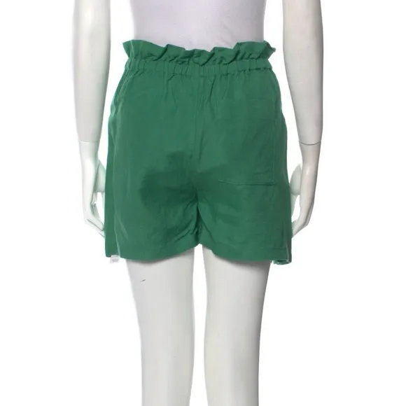 BNWT Cult Gaia Linen Campbell Shorts in Pool, Size XS