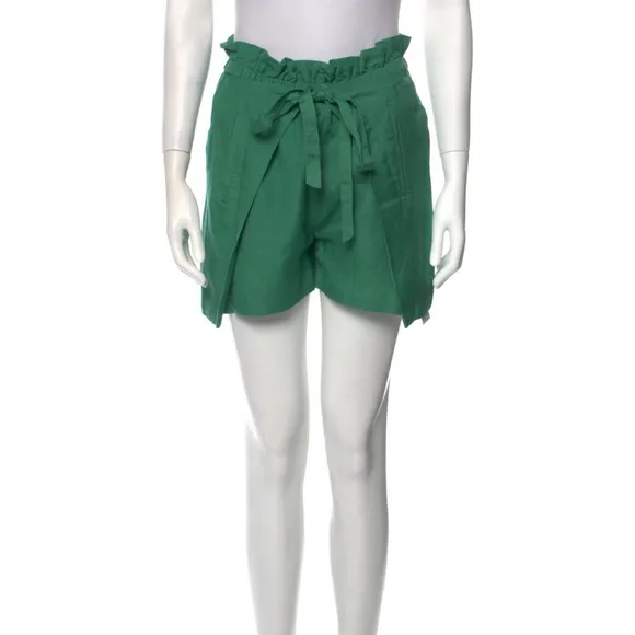 BNWT Cult Gaia Linen Campbell Shorts in Pool, Size XS