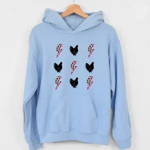 Bolt Chicken Hoodie (S-3XL) Unisex - Multiple Colors!