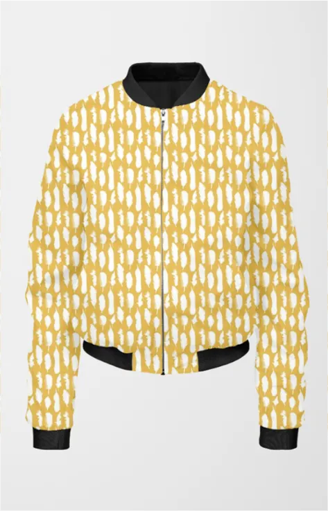 Bomber Jacket (Women) - Feather Frenzy