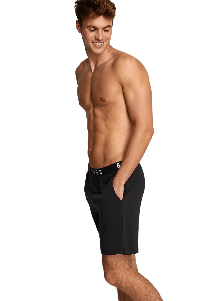 Bonds Mens Comfy Livin Jersey Everyday Short Cotton Black Shorts