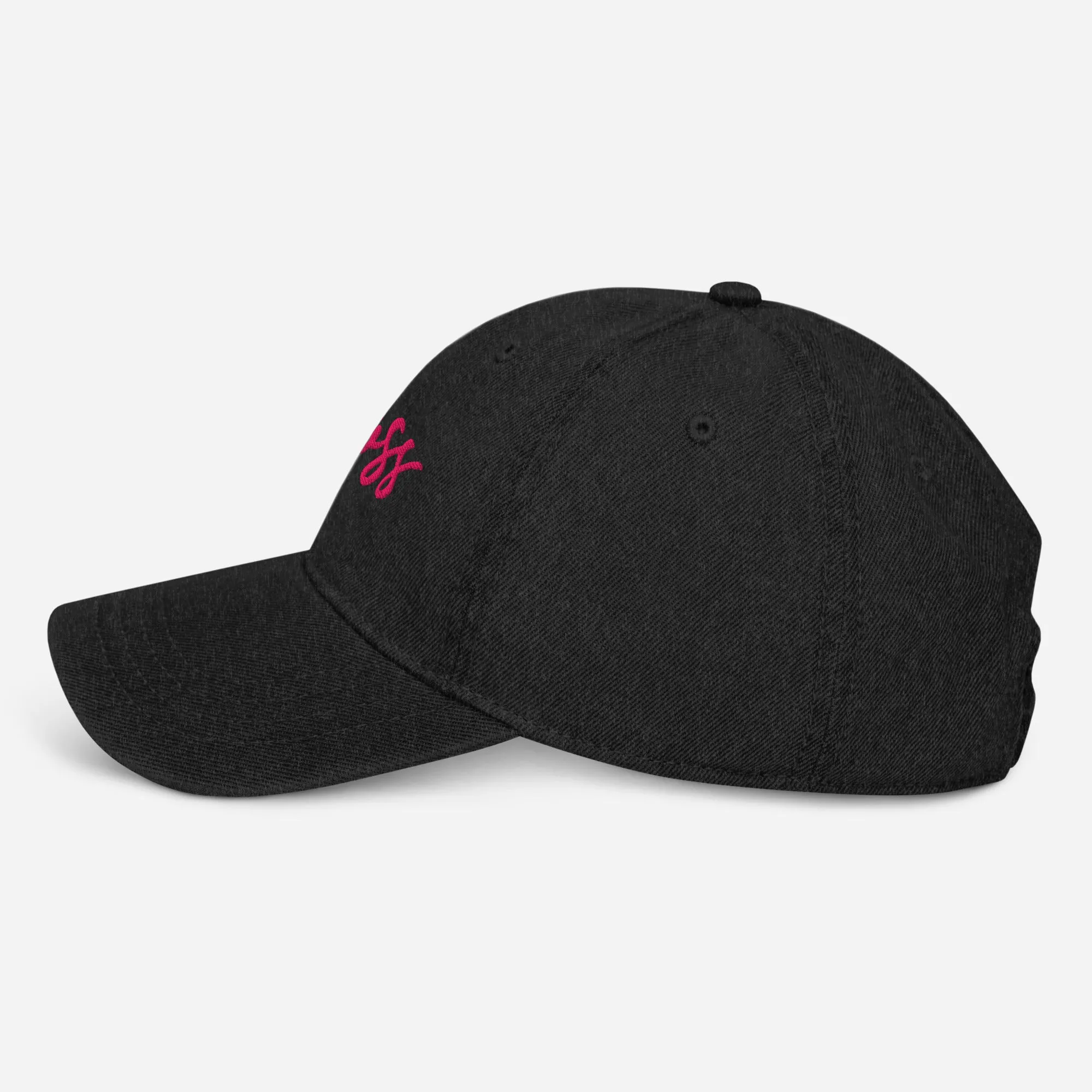 Boss Denim Hat Black-Pink