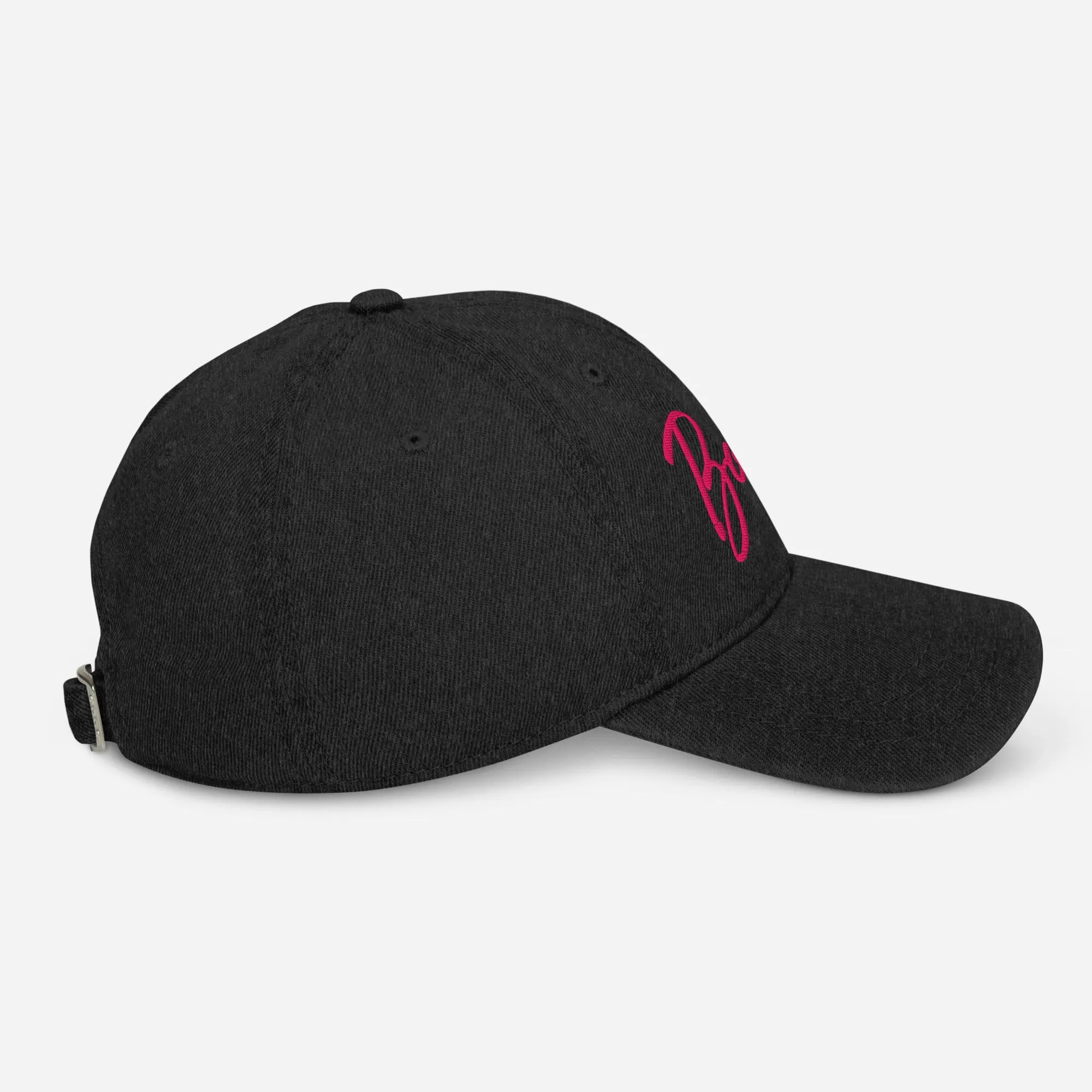 Boss Denim Hat Black-Pink