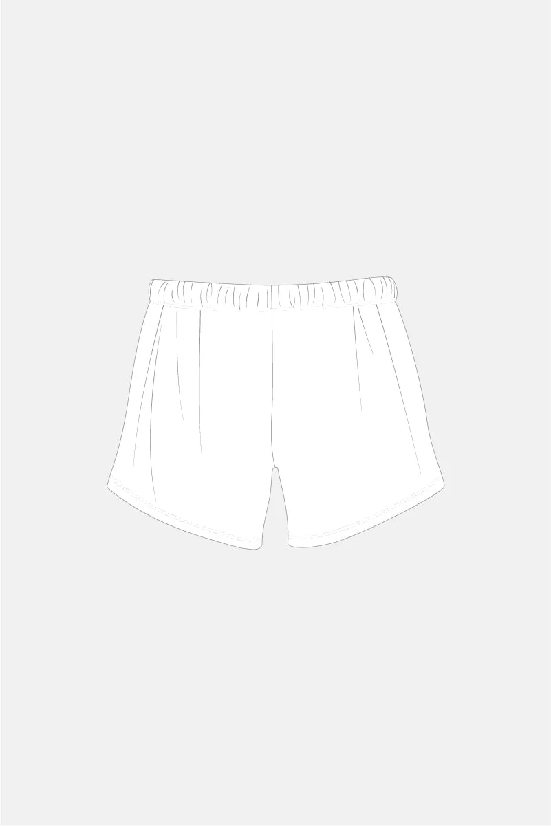Boys White MAG Shorts