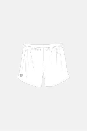Boys White MAG Shorts