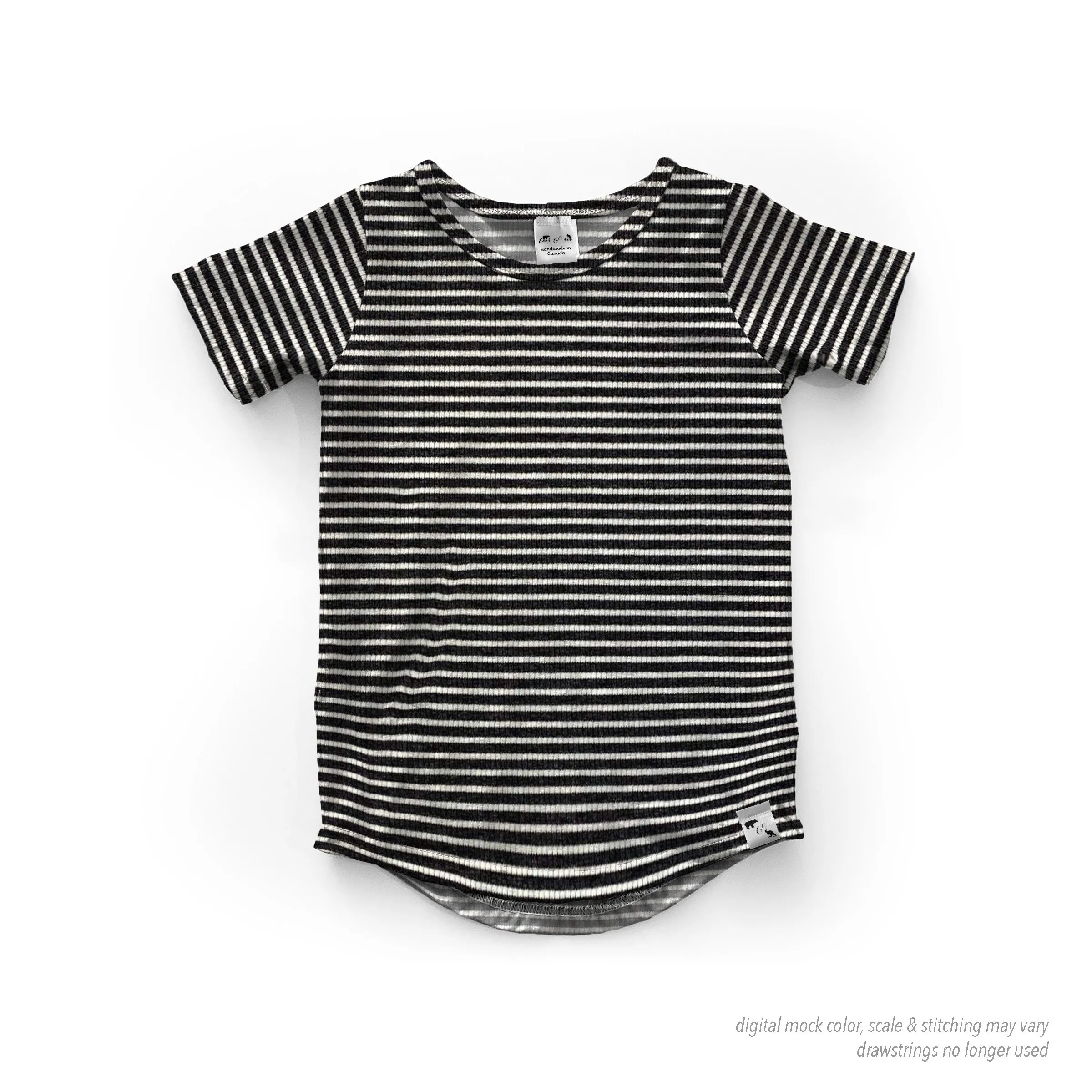 BR Basic Stripes RIB KNIT - Lil Essential Tee/Tank