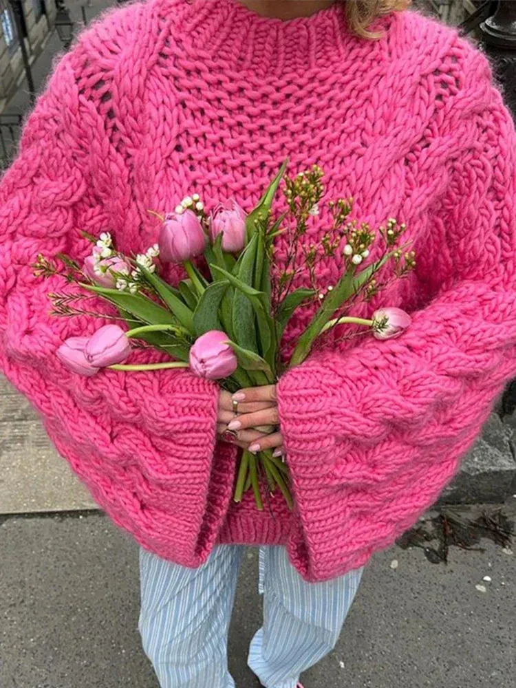 Braelyn - Classic Cable Knit Sweater