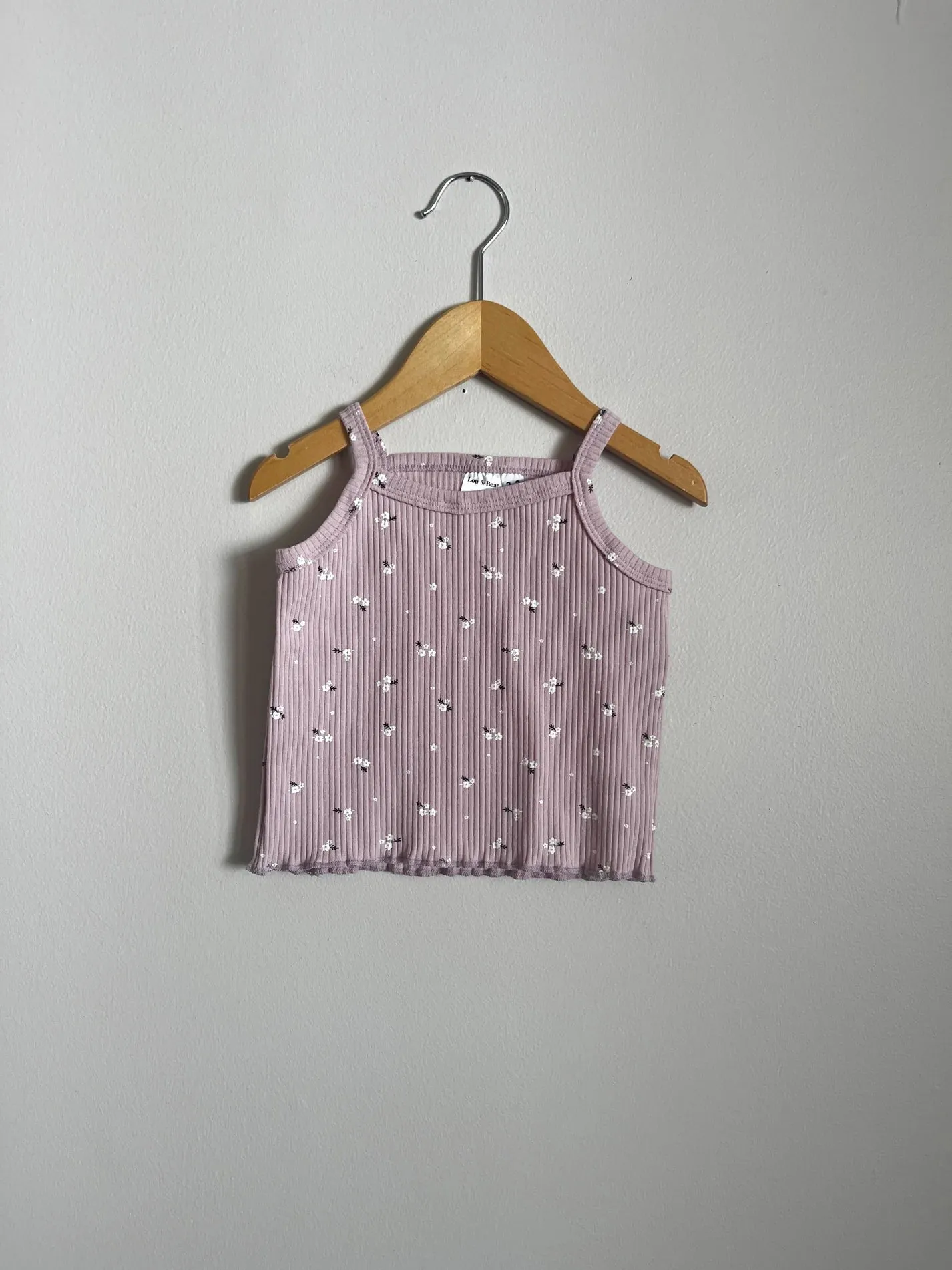 Brooke Ribbed Tank - Floral