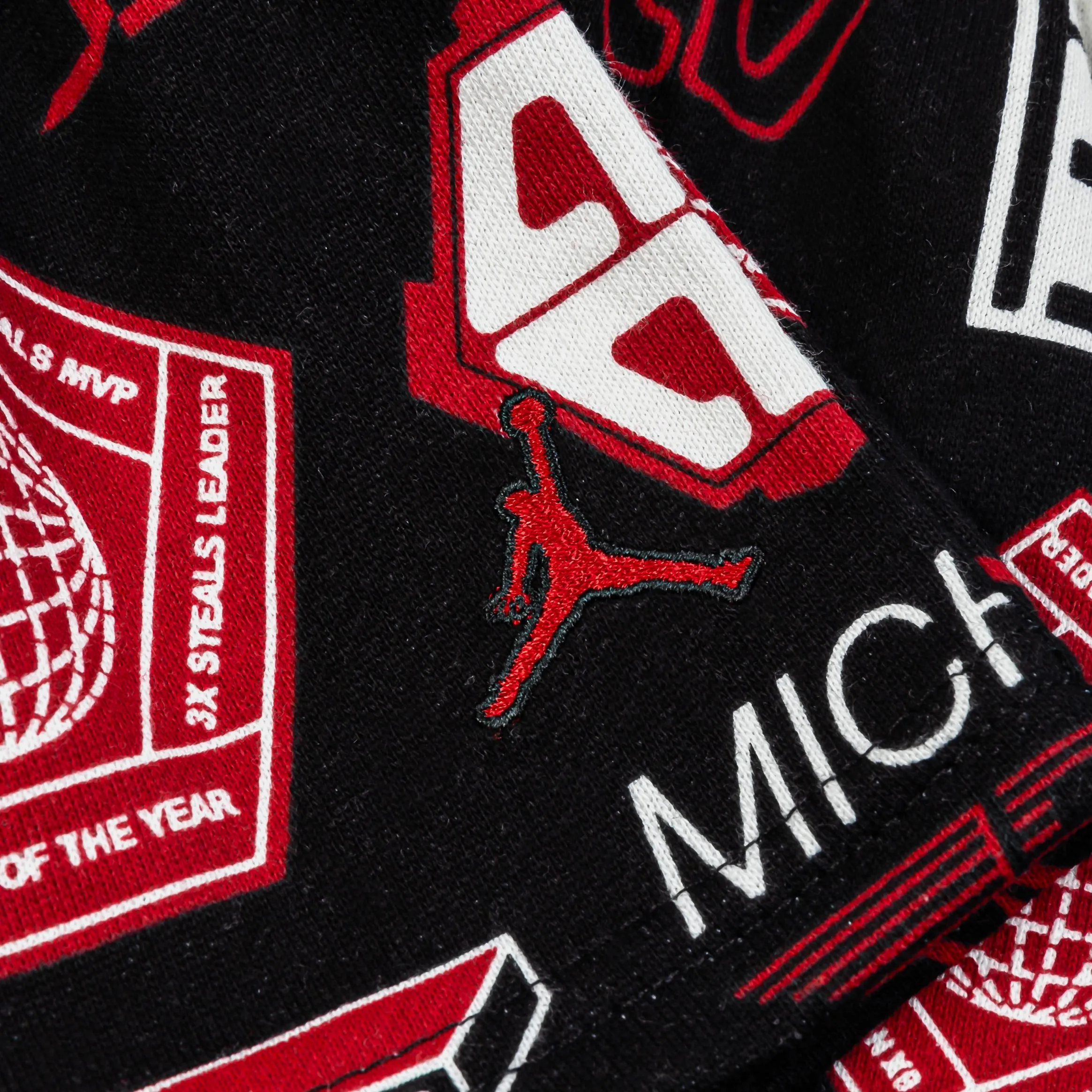 Brooklyn All Over Print Short Preschool Set (Black/Red)