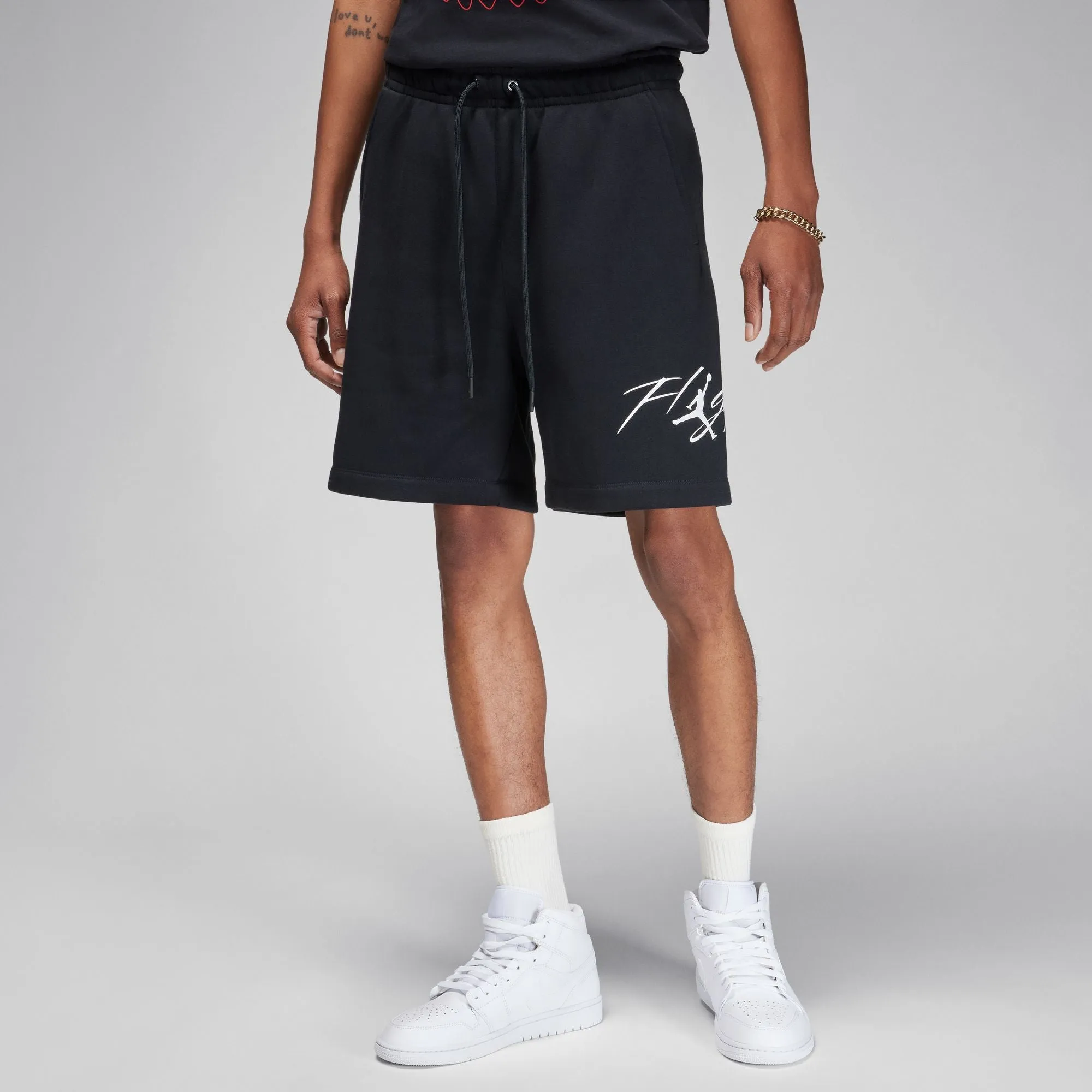 BROOKLYN FLEECE SHORTS "BLACK"