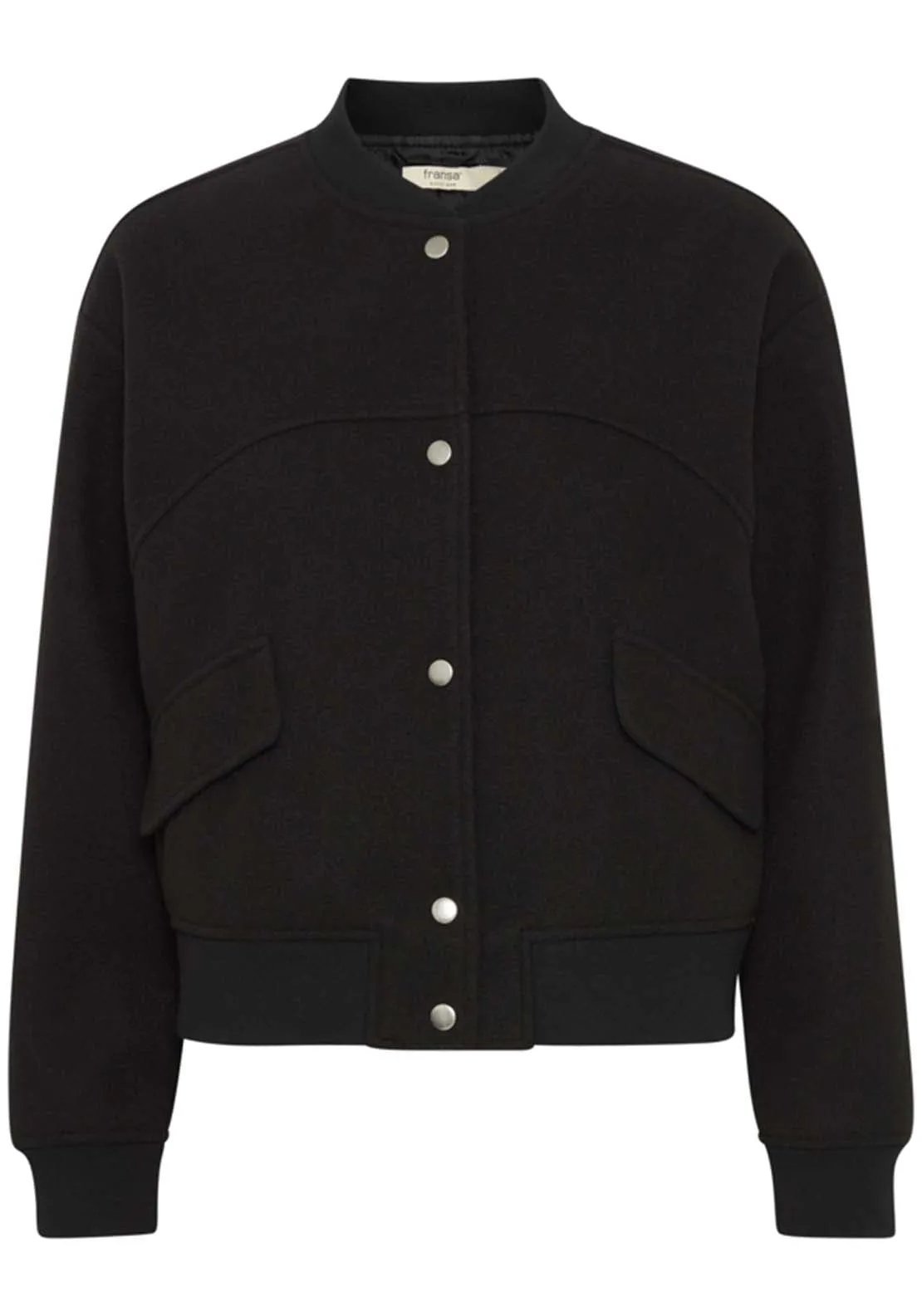 Button Up Short Jacket - Black