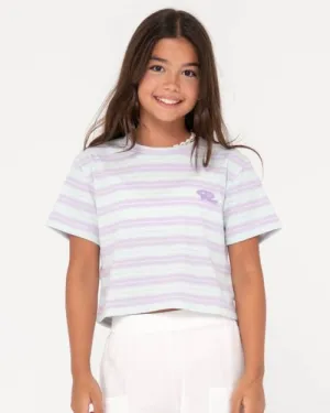 Camila Stripe Tee - Girls