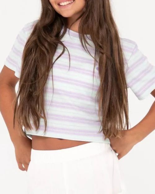 Camila Stripe Tee - Girls