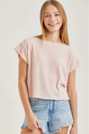 Cap Sleeve Crop Top