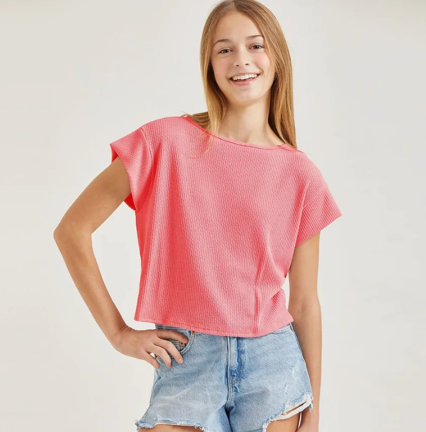 Cap Sleeve Crop Top