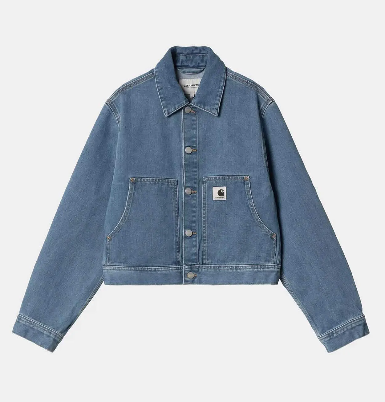 Carhartt WIP Women's Arca Jacket in Blue Stone Washed