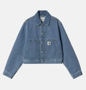Carhartt WIP Women's Arca Jacket in Blue Stone Washed