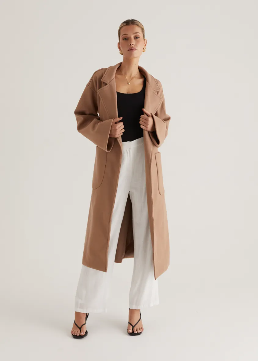 Caylee Coat - Tan