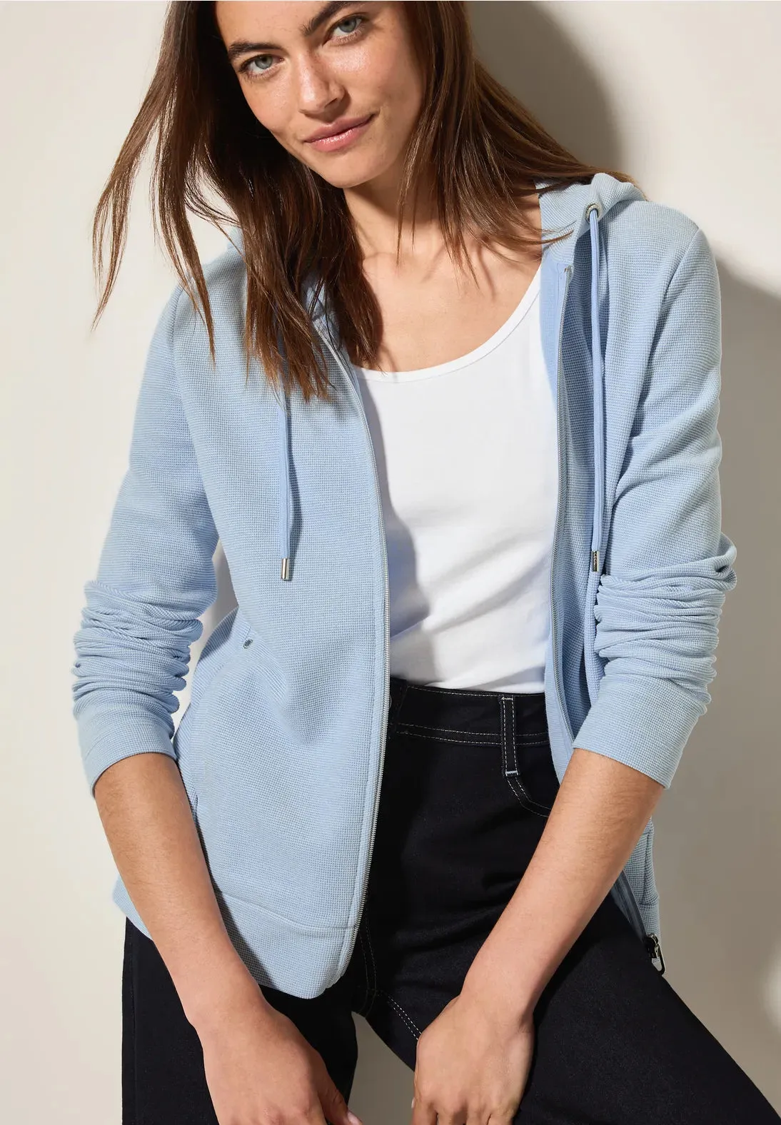 CECIL Two-tone hooded jacket