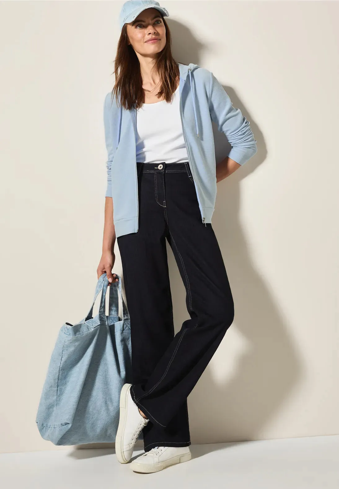 CECIL Two-tone hooded jacket
