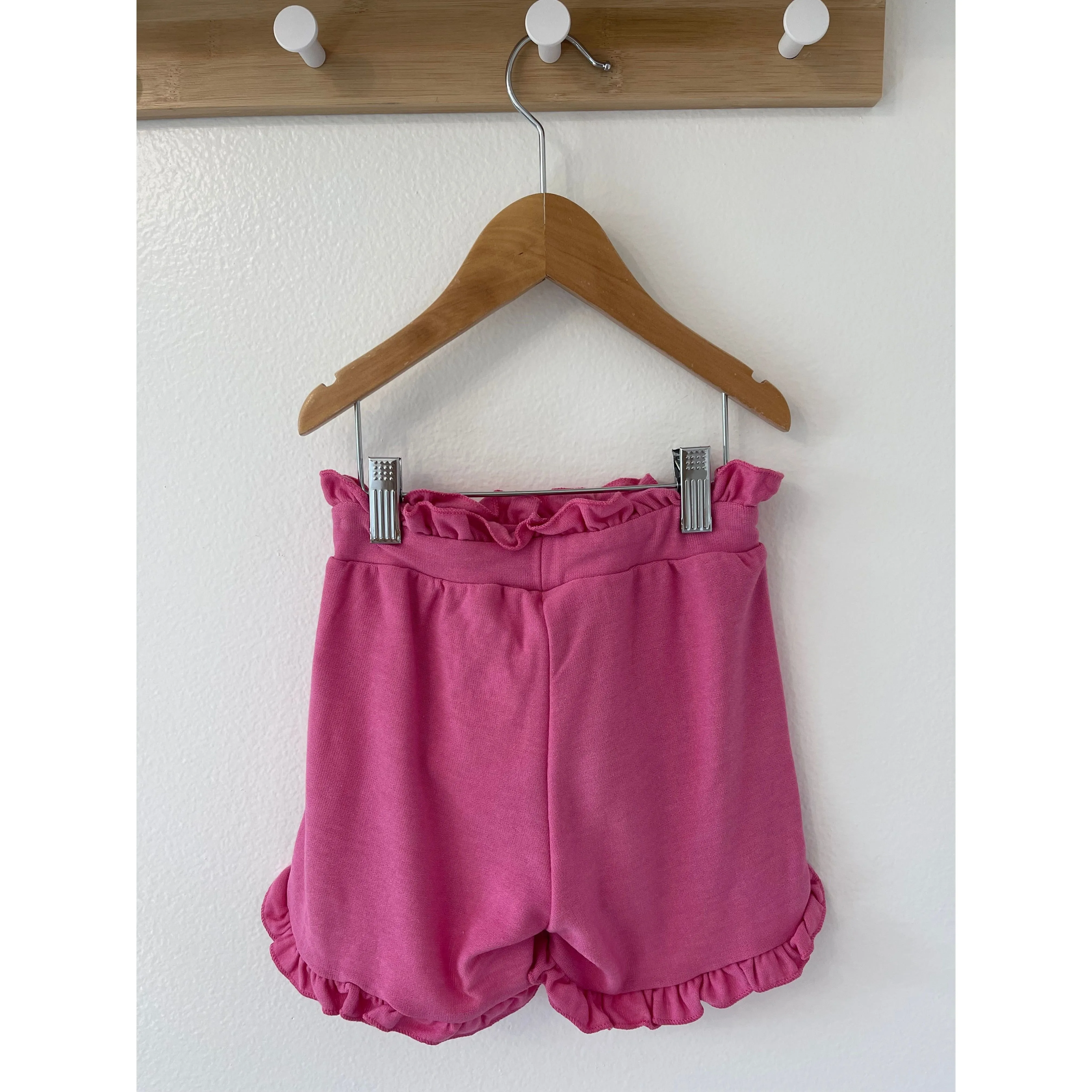 Chaser Girls Recycled Cozy Knit Ruffle Dolphin Shorts