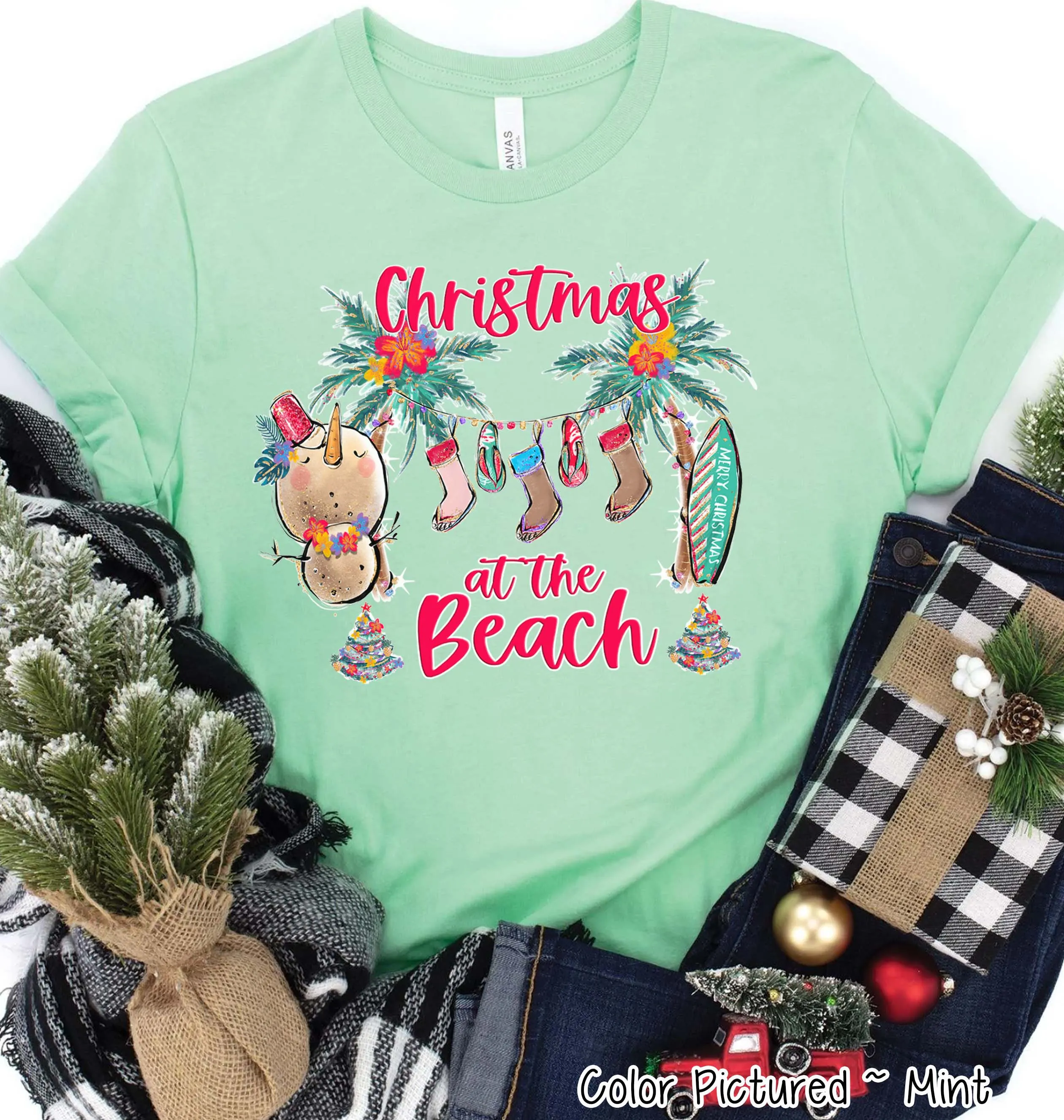 Christmas at the Beach Tee or Sweatshirt