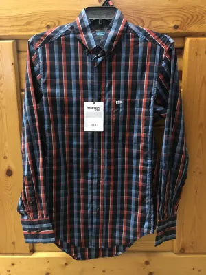CLMPC164M-M-Bk/Rd/Bl Shirt Wrangler 20X Competition L/S