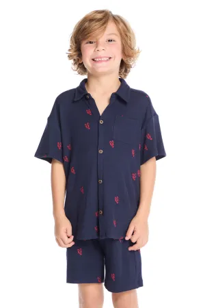 Collared Avalon Lobsters Shirt